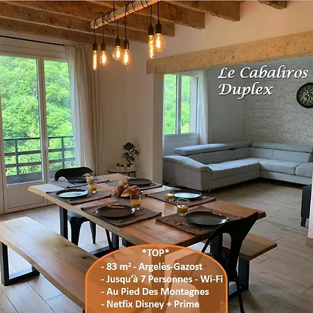 Appartement Le Cabaliros Duplex 83m² Argelès-gazost *